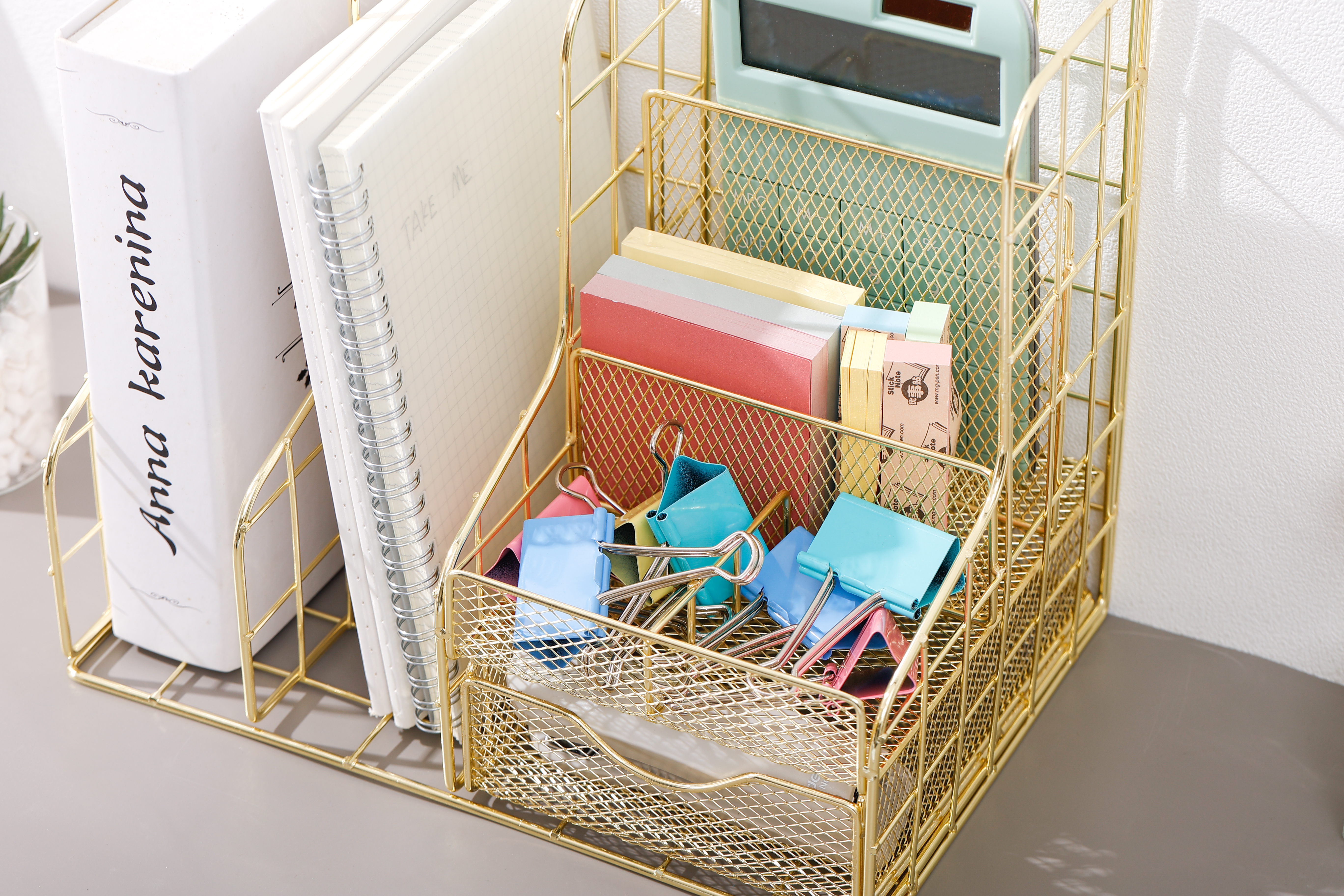 Organizador de la mesa de oficina