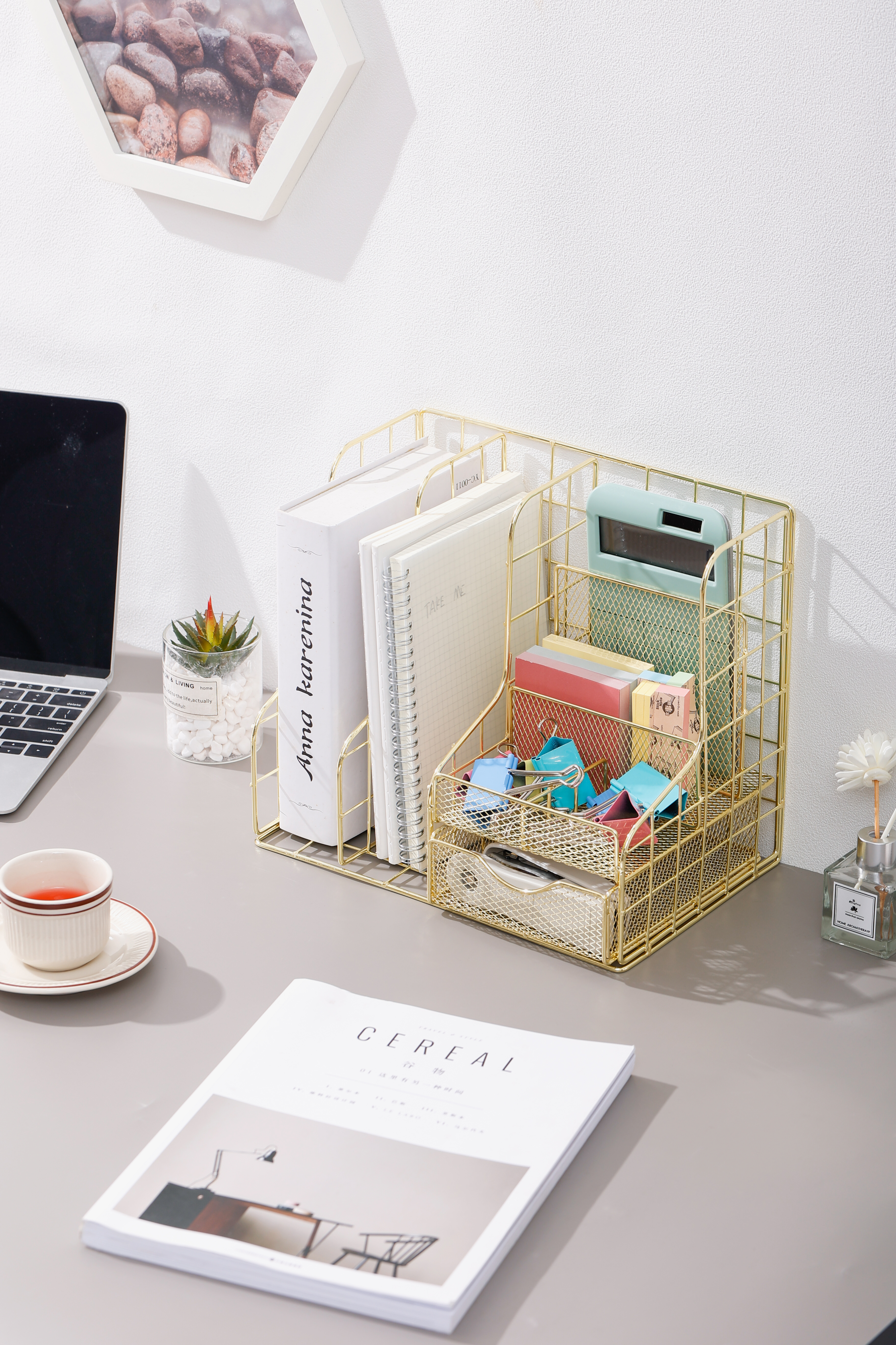 Organizador de la mesa de oficina